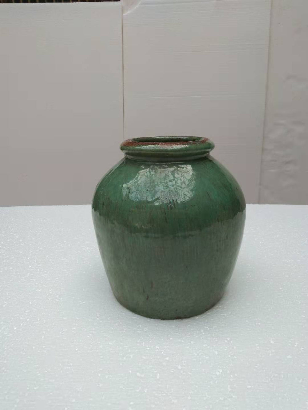 Lilys Lake Green Vintage Ceramic Pot 8100-G