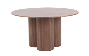 VIG Furniture Modrest Depew - Mid-Century Modern Walnut Round Dining Table VGDWJ3646-1-WAL