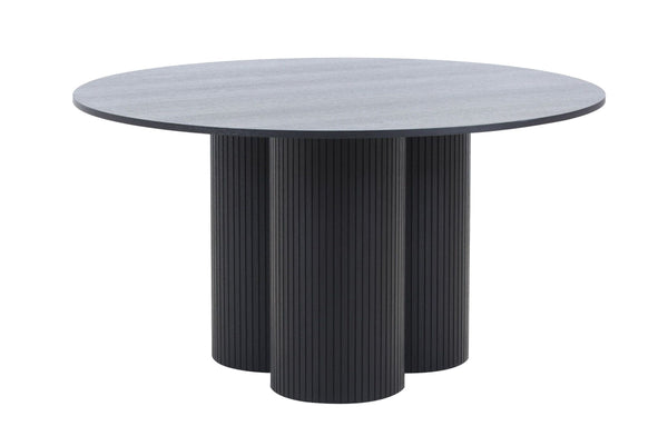 VIG Furniture Modrest Depew - Mid-Century Modern Black Oak Round Dining Table VGDWJ3646-1-BLK