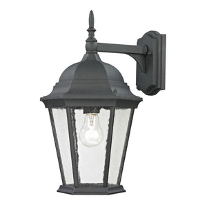 Temple Hill 18'' High 1-Light Outdoor Sconce - Matte Textured Black 8101EW/65 Thomas