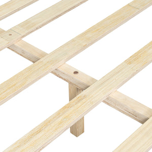 English Elm Christopher Knight Home® - King Solid Wood King Size Bed with Slat Headboard, Dual Side Storage & Display Shelves, Sturdy Comfort N758K532021N