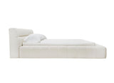 VIG Furniture Divani Casa Tyree - Modern Tufted Off-White Fabric Bed VGOD-DY-22116-BED