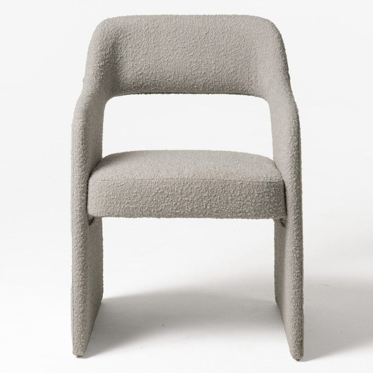 VIG Furniture Bishop Light Grey Upholstered Dining Chair With Solid Wood Frame, Foam-Spring Cushioning, 330Lb Capacity VGOD-DY-22076-GRY
