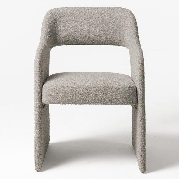 VIG Furniture Bishop Light Grey Upholstered Dining Chair With Solid Wood Frame, Foam-Spring Cushioning, 330Lb Capacity VGOD-DY-22076-GRY