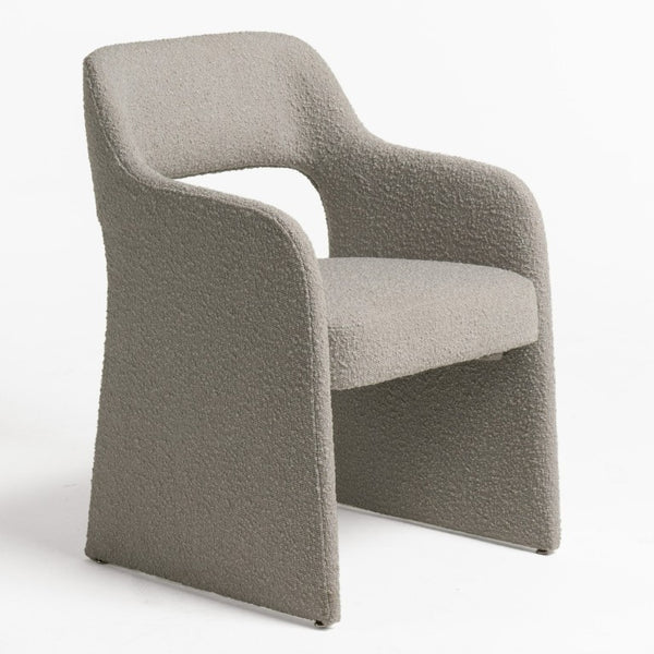 VIG Furniture Bishop Light Grey Upholstered Dining Chair With Solid Wood Frame, Foam-Spring Cushioning, 330Lb Capacity VGOD-DY-22076-GRY