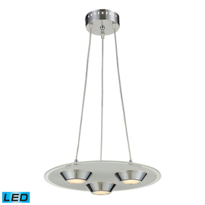 Brentford 16'' Wide 3-Light Pendant - Chrome 81062/3 Elk Lighting