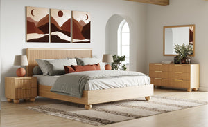 VIG Furniture Modrest Winters - Modern Natural Oak Bedroom Set VGWD-EMILIO-SET