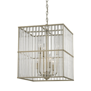 Ridley 16'' Wide 6-Light Chandelier - Aged Silver 81097/6 Elk Lighting