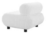 Rahat Accent Chair White 110294 Zuo Modern