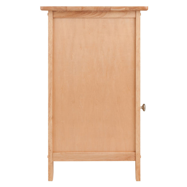 Winsome Wood Eugene Accent Table – Versatile Nightstand With Stylish Storage, Natural Wood Grain, Ready To Assemble Natural Solid ,Composite Wood 81115-winsome-wood