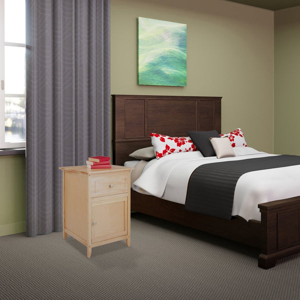 Winsome Wood Eugene Accent Table – Versatile Nightstand With Stylish Storage, Natural Wood Grain, Ready To Assemble Natural Solid ,Composite Wood 81115-winsome-wood