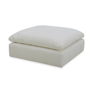 VIG Furniture Divani Casa Vicki - Modern Off-White Fabric Ottoman VGKK-KF.8033-OTTO-IVORY