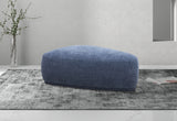 VIG Furniture Divani Casa Kinsey - Modern Blue Large River Rock Ottoman VGKK-KF.D2015-LRG-NAVY