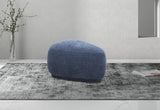 VIG Furniture Divani Casa Kinsey - Modern Blue Small River Rock Ottoman VGKK-KF.D2015-SML-NAVY