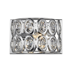 Tessa 8'' Wide 1-Light Vanity Light - Polished Chrome 81150/1 Elk Lighting