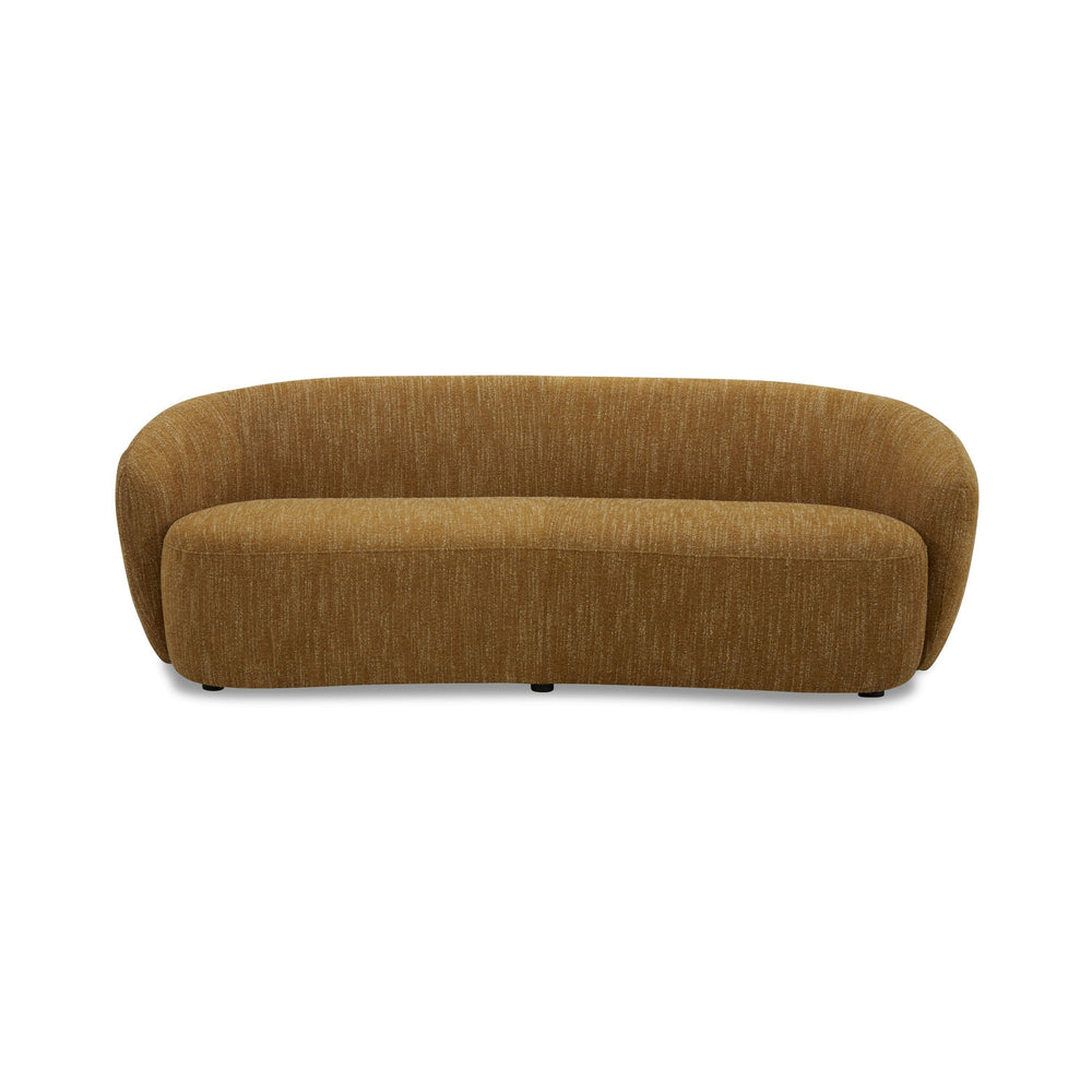 VIG Furniture Divani Casa Norris - Modern Mustard Fabric Sofa VGKK-KF.2823-SOFA-MUS
