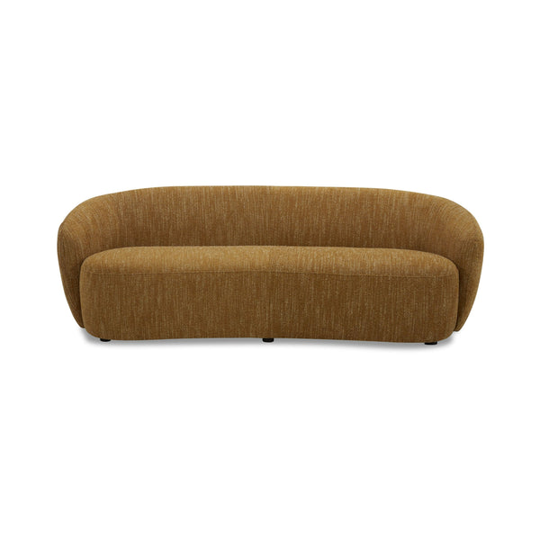 VIG Furniture Divani Casa Norris - Modern Mustard Fabric Sofa VGKK-KF.2823-SOFA-MUS