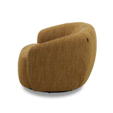 VIG Furniture Divani Casa Norris - Modern Mustard Fabric Swivel Accent Chair VGKK-KF.2823-CHR-MUS