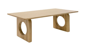 VIG Furniture Modrest Washington - Modern Natural Oak Rectangular Dining Table VGME121257-DT