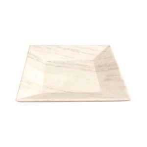 Lilys Natural Marble Square Tray 14X14 Color Vary 8117