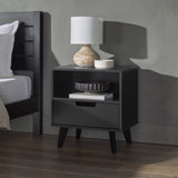 Hans Mid-century Modern Modern 1-Drawer Midcentury Nightstand