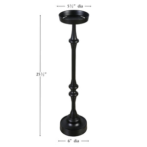 English Elm 26in. Steel Martini Side Tables Powder Coated Matte Patio Lounge Accent Set of 2 B2751P436404