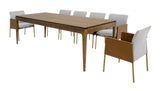 VIG Furniture Modrest Dallas - Mid-Century Modern Brown Oak Extendable Dining Table VGME-121256-DT