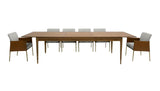 VIG Furniture Modrest Dallas - Mid-Century Modern Brown Oak Extendable Dining Table VGME-121256-DT