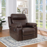 OSP Home Furnishings Bryson Recliner  Espresso