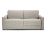 Lamod Italia Revers - Italian Modern Light Grey Leather Full Sofa Bed