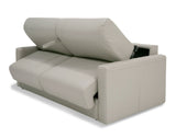 VIG Furniture Lamod Italia Revers - Italian Modern Light Grey Leather Full Sofa Bed VGDTREVERS-140-CENERE