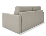 VIG Furniture Lamod Italia Revers - Italian Modern Light Grey Leather Full Sofa Bed VGDTREVERS-140-CENERE