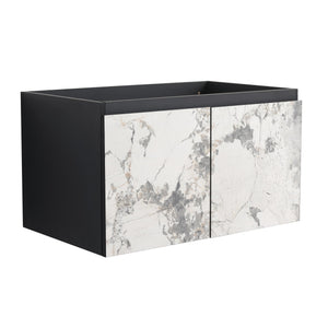 English Elm Bathroom Cabinet Door Panel Set For 30-Inch Vanity - Stylish Upgrade With Durable Finish And Easy Install W999P180097