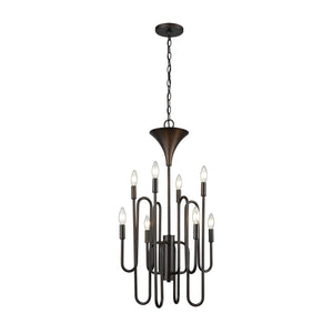 Decatur 19'' Wide 8-Light Chandelier - Oil Rubbed Bronze 81286/8 Elk Lighting