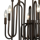 Decatur 22'' Wide 12-Light Chandelier - Oil Rubbed Bronze 81287/12 Elk Lighting