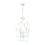 Decatur 19'' Wide 8-Light Chandelier - Matte White 81296/8 Elk Lighting