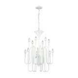 Decatur 22'' Wide 12-Light Chandelier - Matte White 81297/12 Elk Lighting