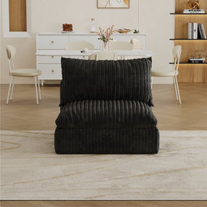 English Elm Cloud Modular Corduroy Sofa Deep Feather Seat Cushions Frameless Living Room Sectional W2824P324522