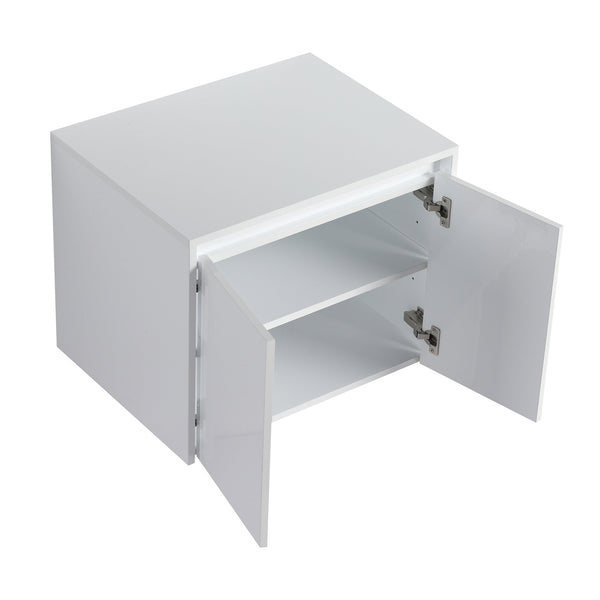 English Elm 48" Bathroom Vanity With Resin Sink, Soft-Close Doors & Wall Cabinet - Modern Floating Design! W999S00421