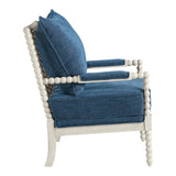 OSP Home Furnishings Kaylee Spindle Chair Navy