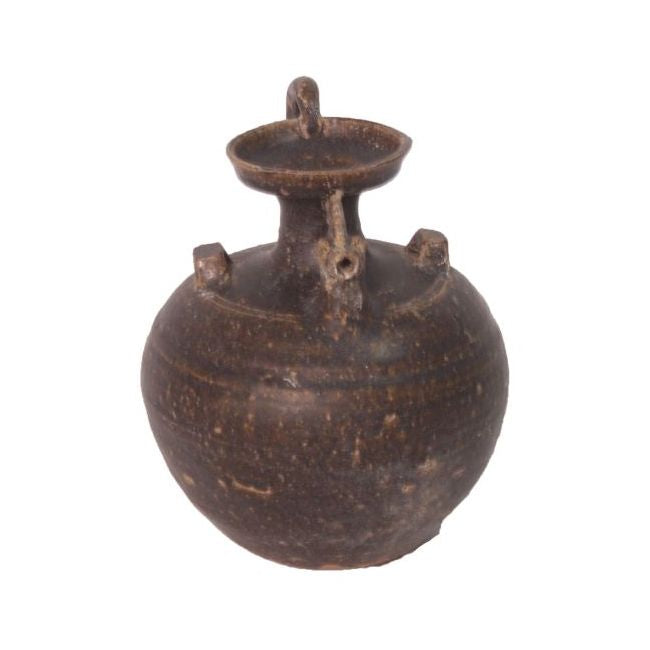 Lilys Brown Oil Pot With Handle 8130