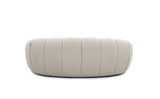 VIG Furniture Divani Casa Yolonda - Modern Curved Beige Fabric Loveseat VGEV2126C-LOVE-C-01