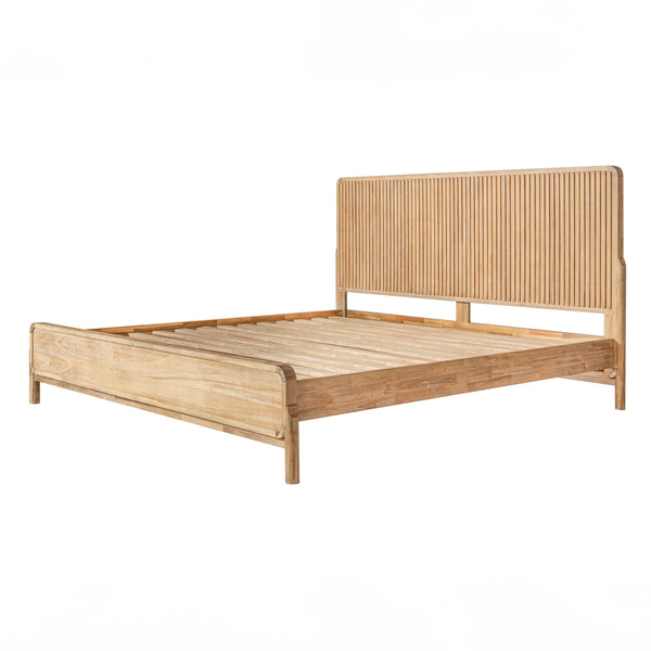 VIG Furniture Modrest Mikala - Modern Natural Oak Bed VGWDMIL-BED