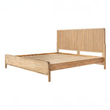 VIG Furniture Modrest Mikala - Modern Natural Oak Bed VGWDMIL-BED