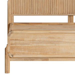 VIG Furniture Modrest Mikala - Modern Natural Oak Bed VGWDMIL-BED
