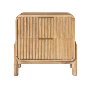 VIG Furniture Modrest Mikala - Modern Natural Oak Nightstand VGWDMIL-BST02