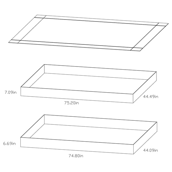 English Elm Celeste Modern White Metal Twin Over Twin Bunk Bed With Safe Rung Ladder & Space-Saving Design B062P340729