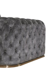 VIG Furniture Divani Casa Dosie - Transitional Grey Velvet Sofa Set VGBN-S-9368-SET-GRY