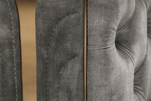 VIG Furniture Divani Casa Dosie - Transitional Grey Velvet Sofa Set VGBN-S-9368-SET-GRY