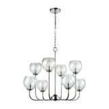 Emory 30'' Wide 8-Light Chandelier - Polished Chrome 81365/4+4 Elk Lighting